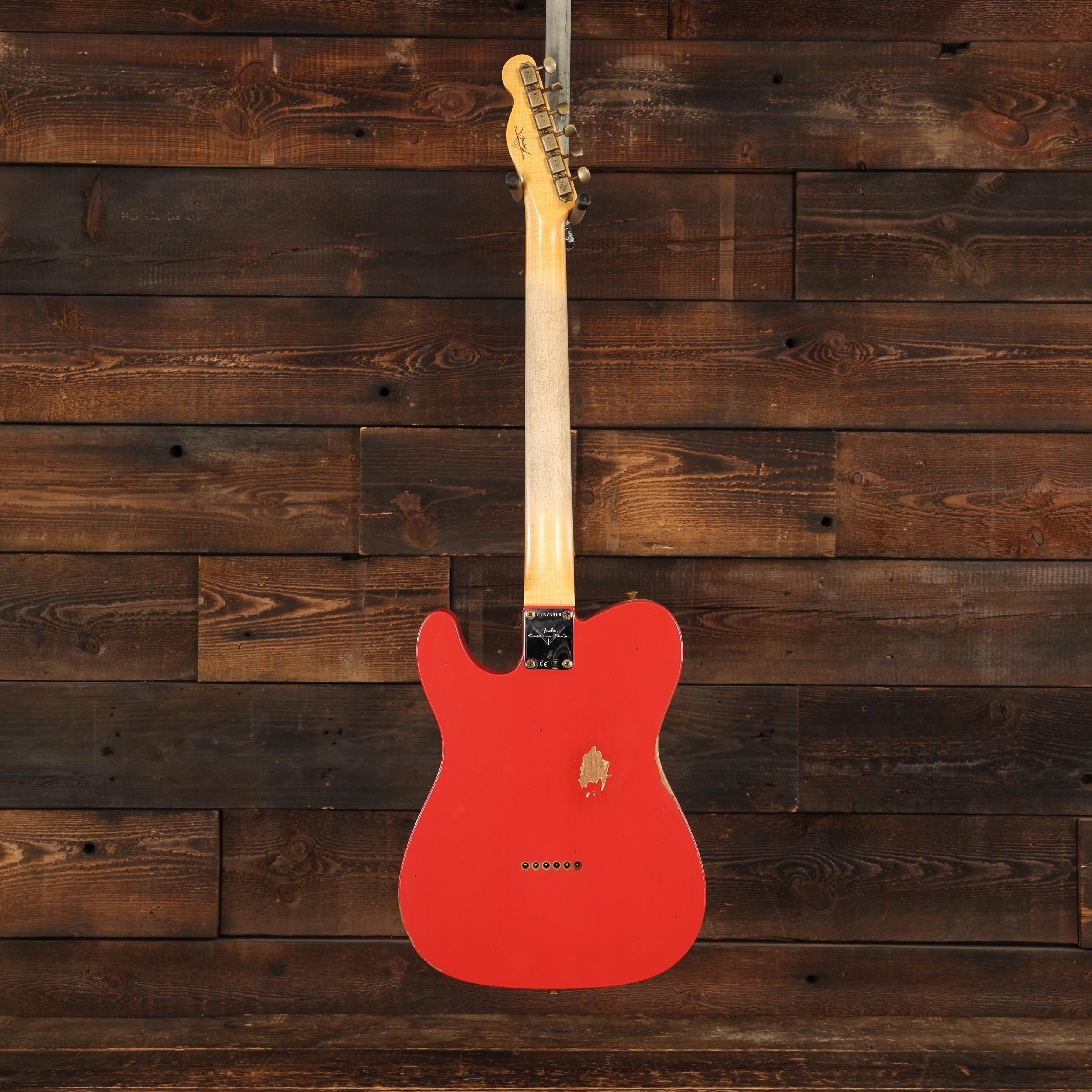 Fender Custom Shop '64 Telecaster Relic in Aged Fiesta Red